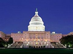 Capitol Building at Night, Washington DC